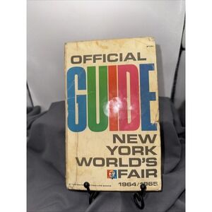 1964-65 NEW YORK WORLDS FAIR *OFFICIAL GUIDE* BOOKLET PAMPHLET BOOK M 71421